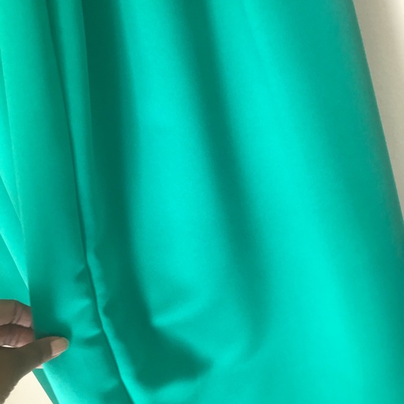 Saks Fifth Avenue Emerald Green Maxi Skirt Size 12 - Picture 4 of 6